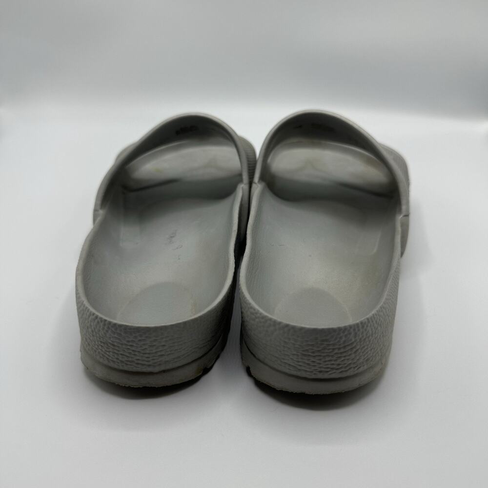 Birkenstock Barbados Eva Size M10 W12 EU43 Slide On Silver Comfort Sandals - Picture 3 of 10